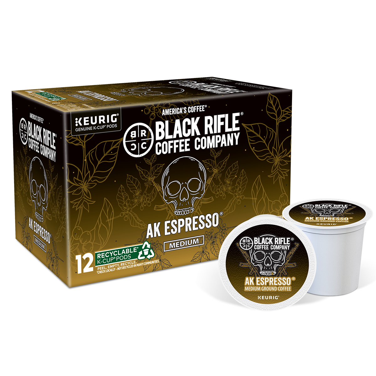 Ak-Espresso Espresso Blend Coffee Rounds